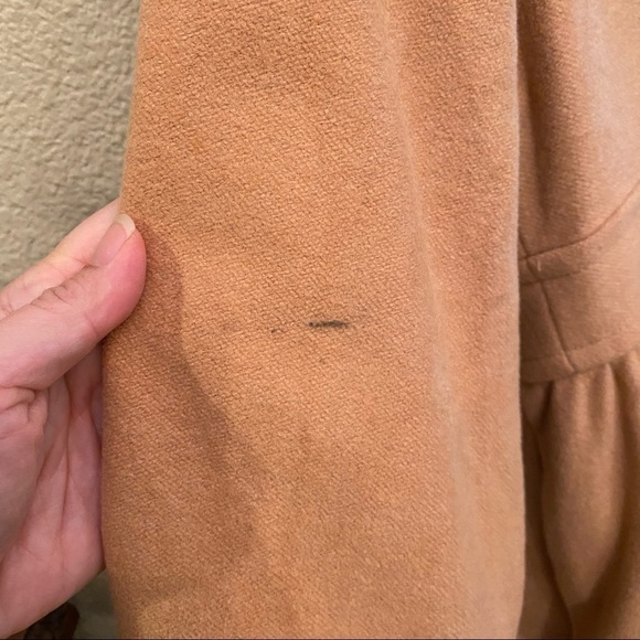 JESSICA SIMPSON Mustard 50% Wool Jacket Size Xsmall - Picture 7 of 10